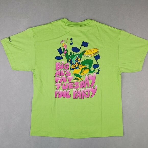 Vintage The Orleans 2001 Big Al's Fat Tuesday Pool Party T-Shirt‎ Large Adult - Picture 1 of 12